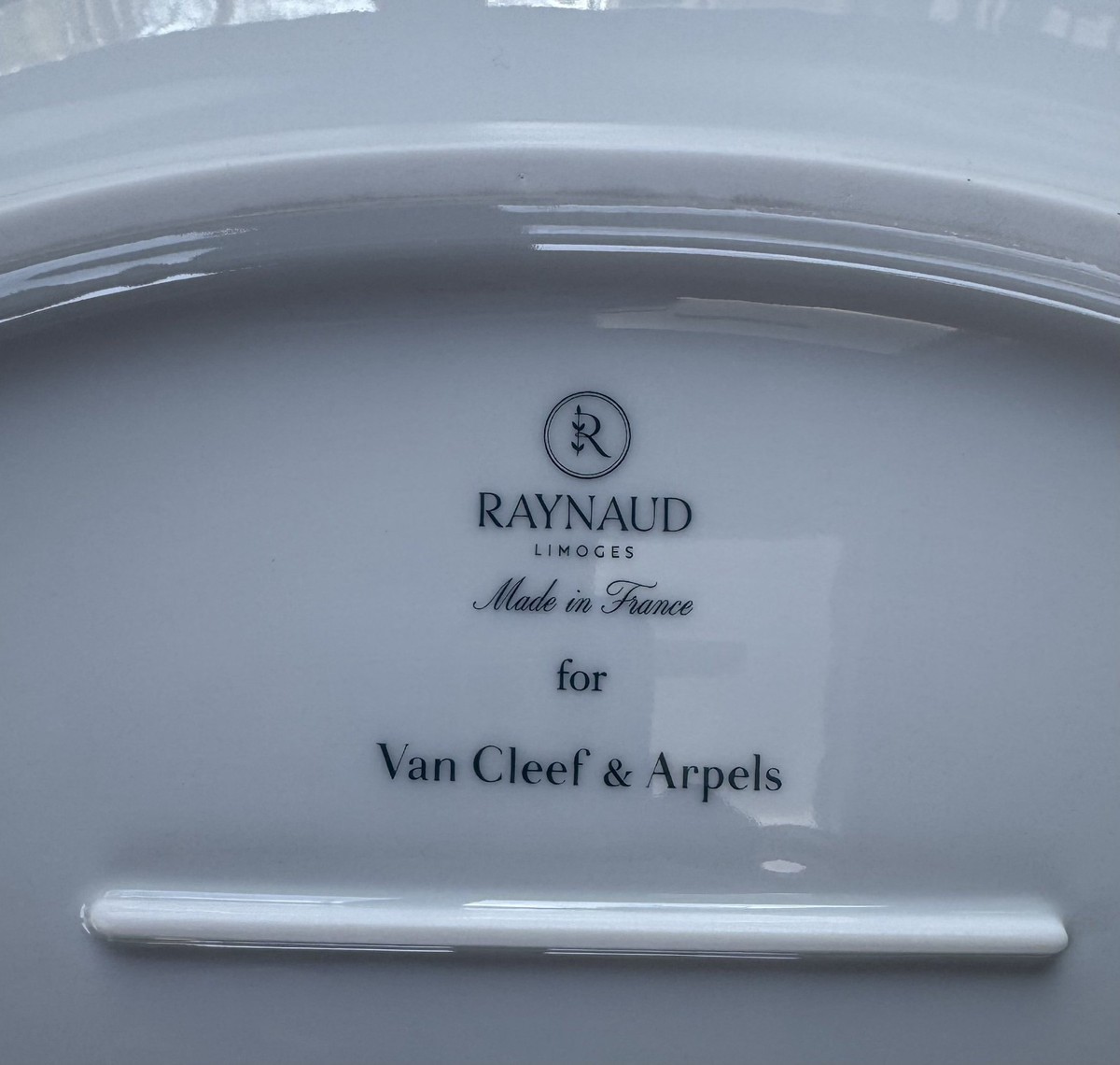 RAYNAUD for Van Cleef & Arpels プレート Raynaud Limoges for Van Cleef & Arpels Oval Serving Plate Platter