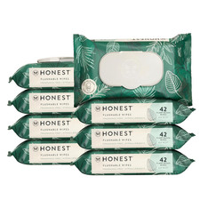 The Honest Company Flushable Wipes for Sensitive Skin, Hypoallergenic, Fragrance