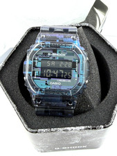 Casio G-SHOCK DW-5600NN-1 Digital Glitch Skeleton Polarized Blue