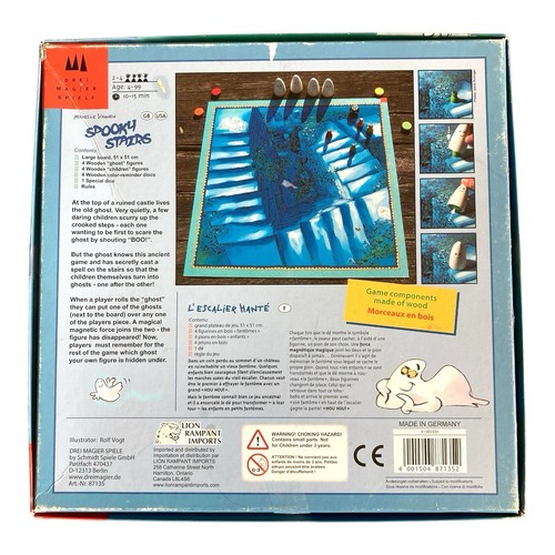 Spooky Stairs Board Game Geister Treppe Schmidt Kinderspiel 100% Complete 2004 - Picture 13 of 23