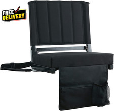 Stadium Seats with Back Support Bleacher Chairs with Back and Cushion T .......