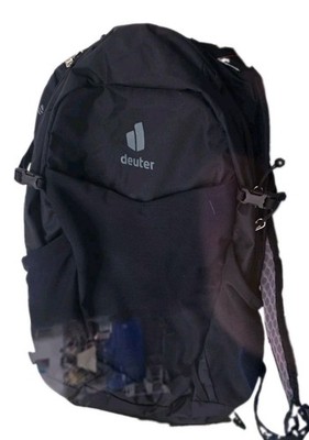 Deuter Black Backpack Synthetic Lightweight Adult Medium Size Unisex Hiking NWOT
