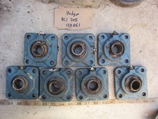 Dodge 124061 SC1 205 1" Bore 4-Bolt Flange Bearing Lot of 7, Used