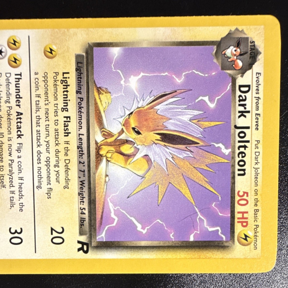 Dark Jolteon 38/82 ポケモンカード Pokémon Dark Jolteon 38/82 Team Rocket Rare Stage 1 HP50 Regular