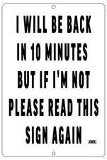 Rogue River Tactical Funny Sarcastic Metal Tin Sign Wall Decor Man Cave Bar B...