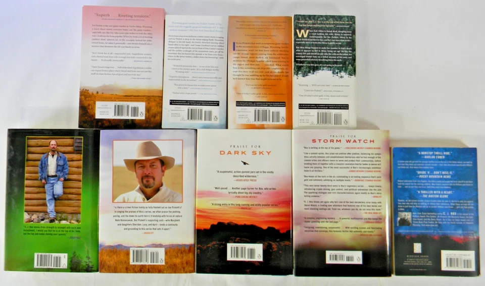 Lot OF 9 C. J. Box JOE PICKETT series (Mixed Lot) 1 Signed - VG - Image 3 of 4