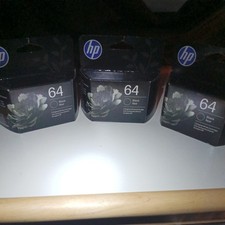 NEW HP 64 Black Standard Yield ink Cartridge. sealed , brand new expires 11/27
