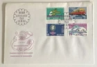 Switzerland 1962 Electric Train, Rowing, Jungfrauoch Railway SG659-62 Unad FDC