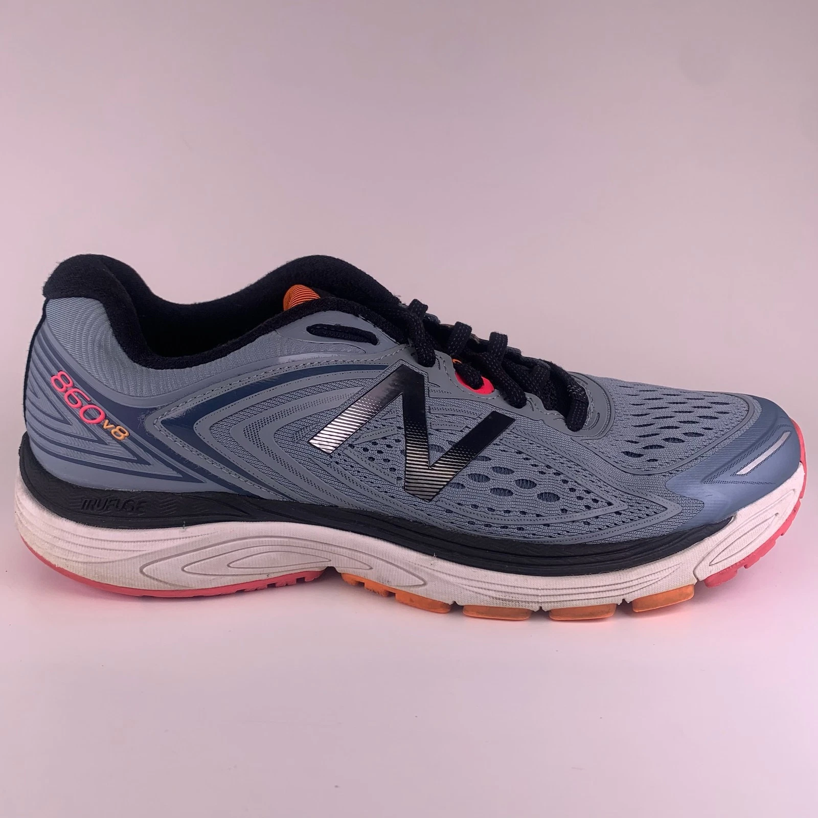 Scarpe da corsa New Balance donna 860 v8 ASYM W860GP8 grigio sneakers taglia 9 5 B