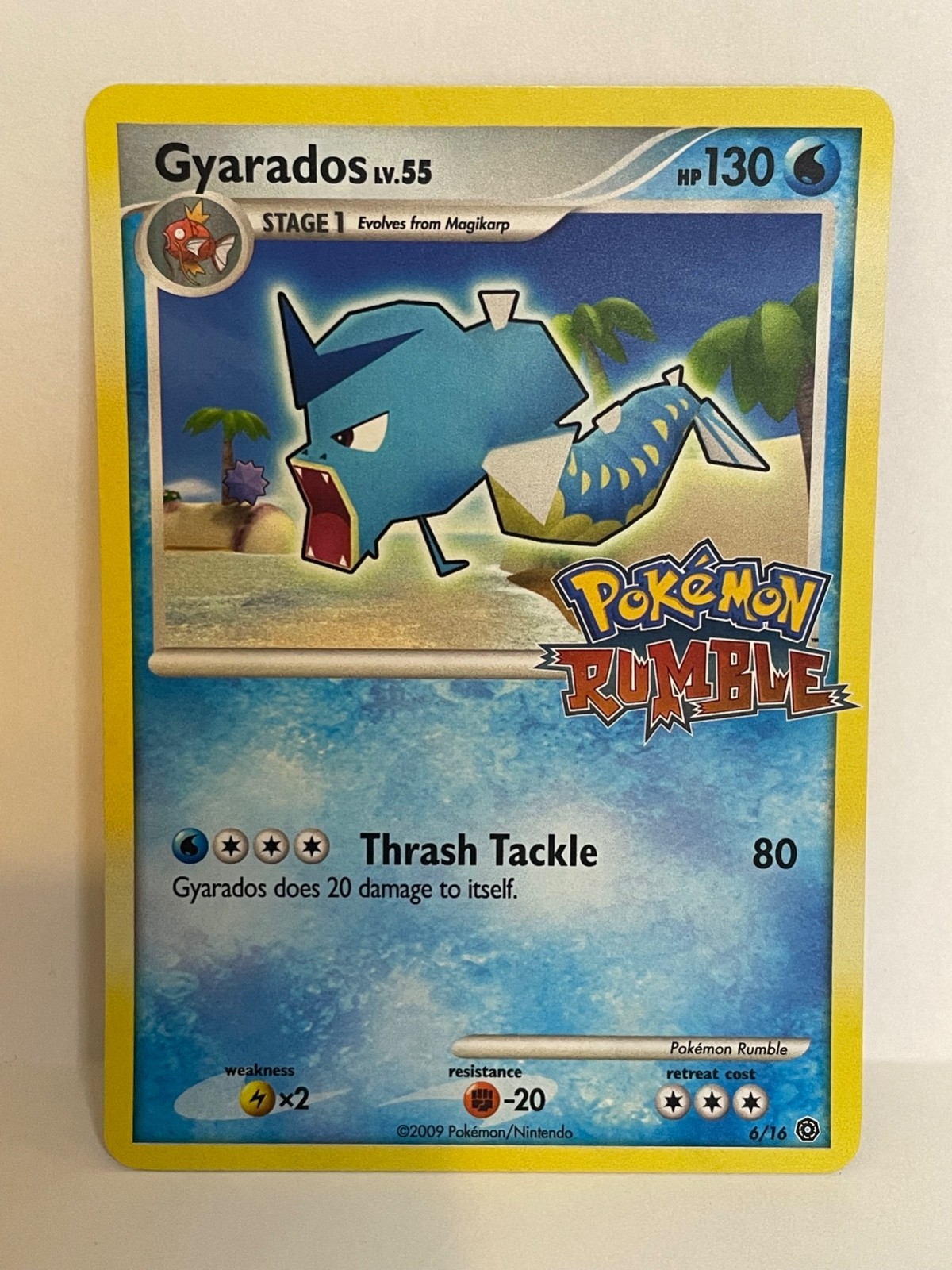 Gyarados Pokemon TCG RUMBLE 6/16 Near Mint -