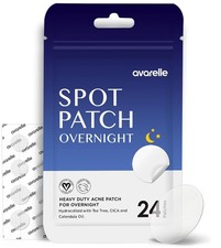 Hydrocolloid Acne Spot Treatment Patches   Travel Size with Tea Tree Oil, 24 ct