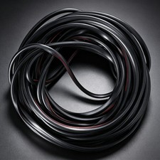 32ft U-shaped Door Edge Rubber Protector Black Car Guard 10m