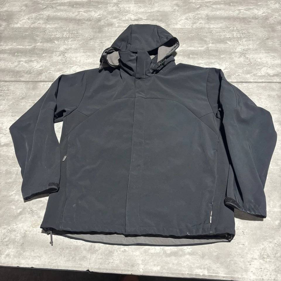 Куртка мужская Salomon 2XL XXL черная умная кожа мягкая подкладка зимняя с капюшоном* - Изображение 2 из 4