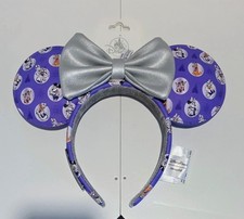 BNWT Disney Loungefly Mickey Minnie Mouse Ears Headband Adult One Size Disney100