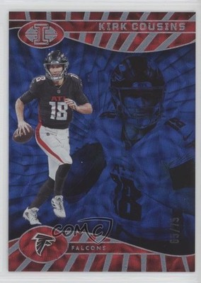 2024 Panini Illusions Trophy Collection Sapphire /75 Kirk Cousins #6 yf0