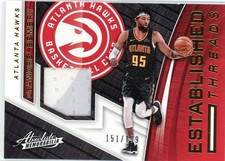 DeAndre' Bembry 2017-18 Absolute Established Threads JERSEY #ET-DBM 151/199