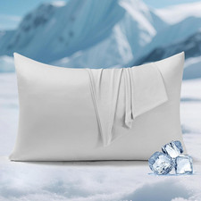Silver Infused Cooling Pillow for Hot Sleepers, Clean Fabric Cooling Pillowcase