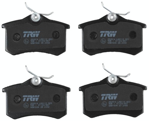 Für TRW GDB1504 HAM PADS. REAR THICKNESS 17.0 KSET SCREWS 1.1,1 - Bild 4 von 11