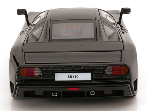 KK Scale 1:12 BUGATTI EB110 BLACK 1991 (OPENING DOORS/BONNET) - Picture 7 of 11