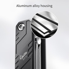 Guitar Multi Tool Bass Pocket Guitar Tool Aluminum Alloy Structure Storage Bag