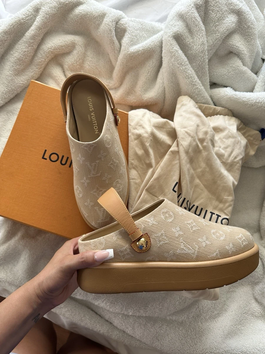 Louis Vuitton ベージュ ミュール　サンダル Louis Vuitton Beige Sandals for Women for sale | eBay