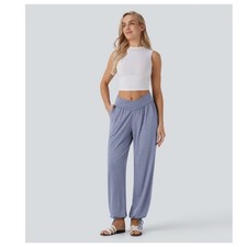 Halara Crossover High Waisted Pocket Pull on Pants US Women's L