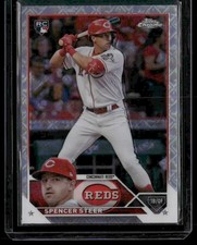 2023 Topps Chrome - Spencer Steer Logofractor (RC)