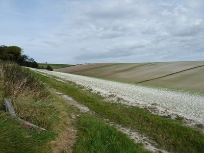 Photo A3 Roller coaster downland at Balmer Farm Falmer  c2011