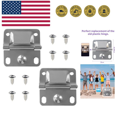 #ad Cooler Stainless Steel Hinge Replacement for Coleman Camping Coolers Accessor... $13.09