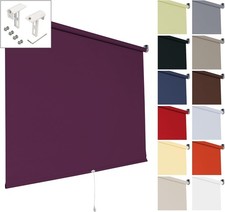 Verdunkelungsrollo Klemmfix ohne Bohren Rollo Fenster Springrollo Sonnenschutz