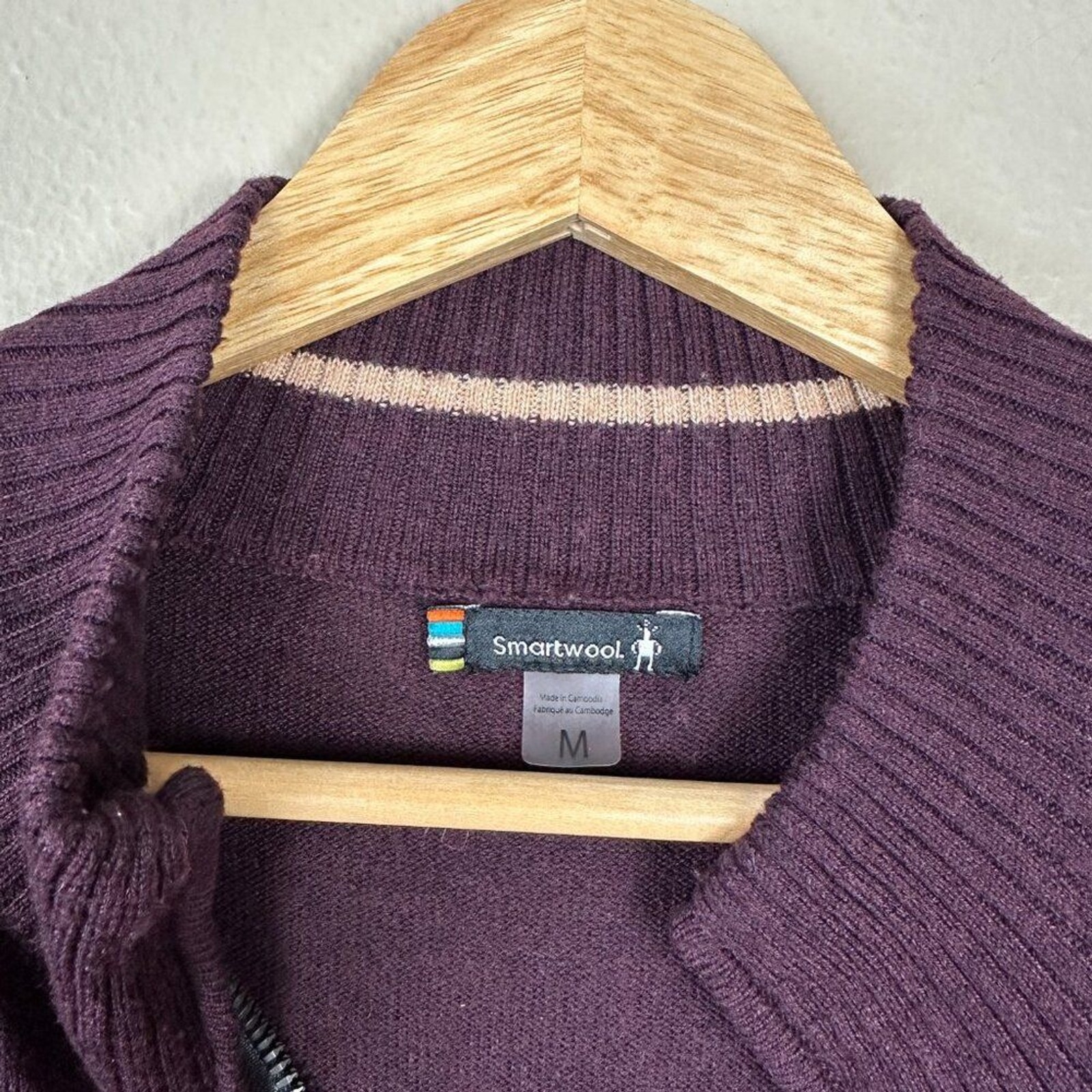 Smartwool Mens Medium Sweater Merino Wool Base La… - image 2