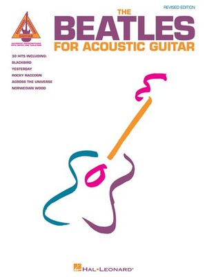 The Beatles for Acoustic Guitar Revised Recorded Versions Tab Sheet Music Book