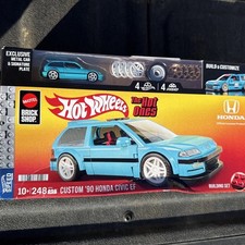 Mattel Hot Wheels Brick Shop Custom '90 Honda Civic EF The Hot Ones Speed Series