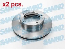 X2 PCS FRONT BRAKE DISC ROTOS X2 PCS SET T2005V SAMKO I