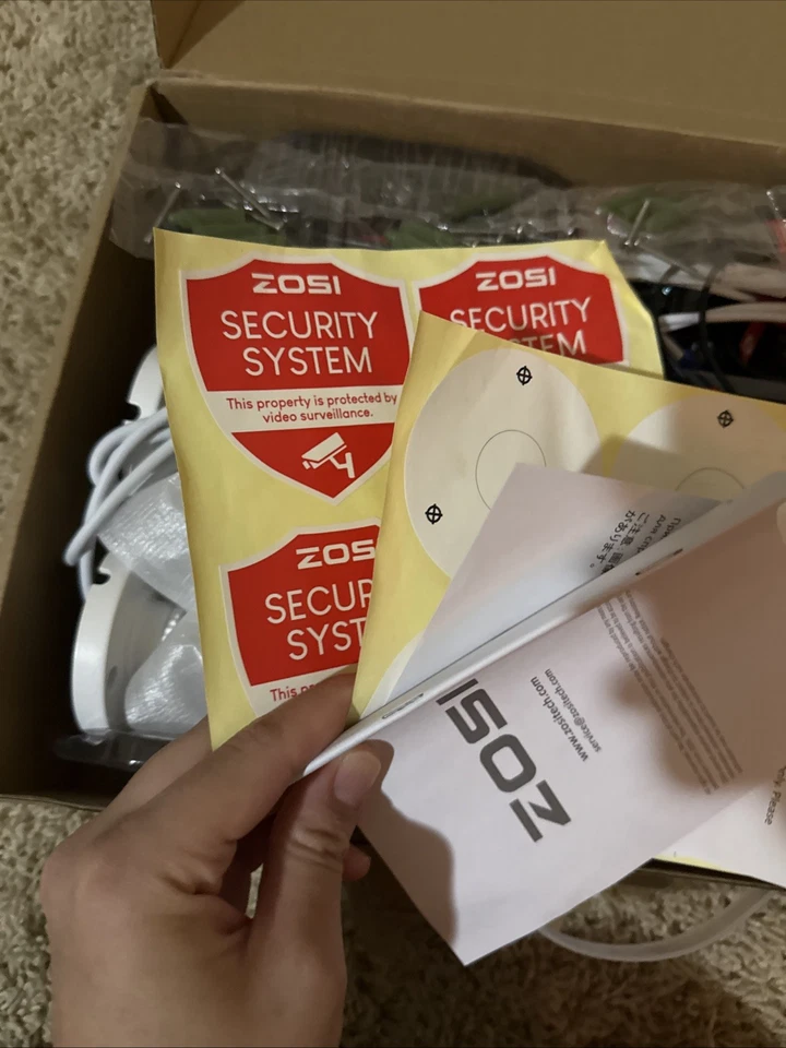 Zosi ZG2112B Digital Bullet Camera Kit - 4 Cameras NEW - Image 3 of 4