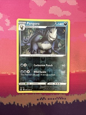Pokemon Karte Pangoro Crown Zenith Reverse Holo Rare 080/159 Near Mint