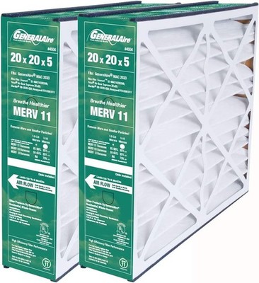 ReservePro # 4556 20'' x 20'' x 5'' Air filter MERV 11-6FM2020 2-Pack For MAC2020-