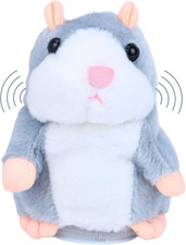 Talking Hamster Repeats What You Say, Hamster Stuffed Animals Plush Figure Talki