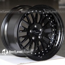 4 Circuit Cp21 18x9.5 18x11 5x114.3 20 Gloss Black Wheels Fits Mustang Gt C...