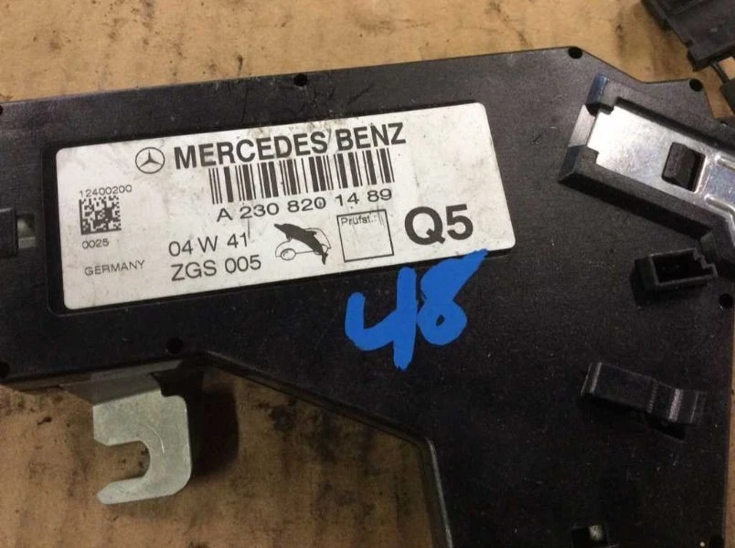 FRONT LEFT ANTENNA AMPLIFIER MODULE FITS 03 04 05 06 MERCEDES BENZ SL500 SL600 - Image 2 of 4