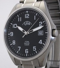 ULA VOLL-TITAN/SAPHIRGLAS Herrenuhr NEU 10 ATM WR UVP 89,90 EUR