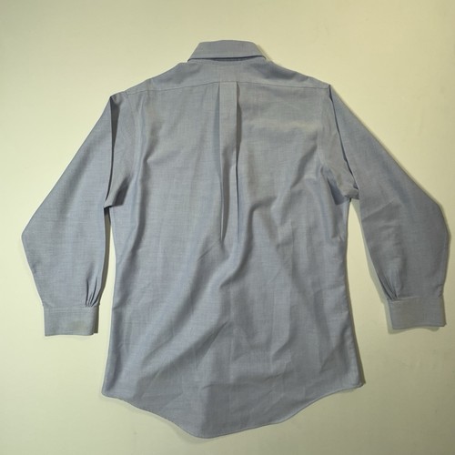 Brooks Brothers Herren SLIM FIT bügelfrei Tasche blau gestreift Anzughemd 16-35 - Bild 10 von 12