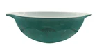 Pyrex 444 Hot Air Balloon Turquoise Blue Cinderella Bowl VERY USED SEE PICS Vtg