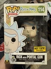Funko Pop Rick and Morty - Rick Sanchez (w/ Portal Gun) - Hot Topic W/ Protector
