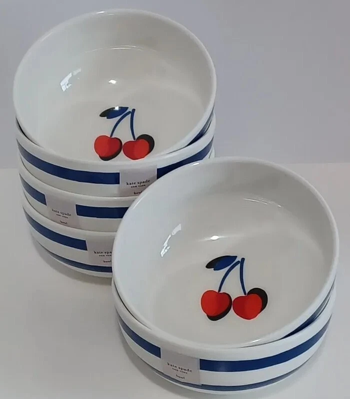 Kate Spade NY Vintage Cherries Bowl Set 6 - 6 Melamine, $15.95 Each, New |  eBay
