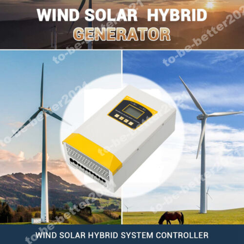 Kit Regolatore Inverter Generatore eolico 3000W 12V 24V 48V Asse Verticale - Foto 11 di 30