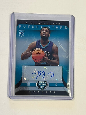 #ad 2014 15 PANINI TOTALLY CERTIFIED REFRACTOR AUTOGRAPH PJ HAIRSTON AUTO RC #01 99 $9.99