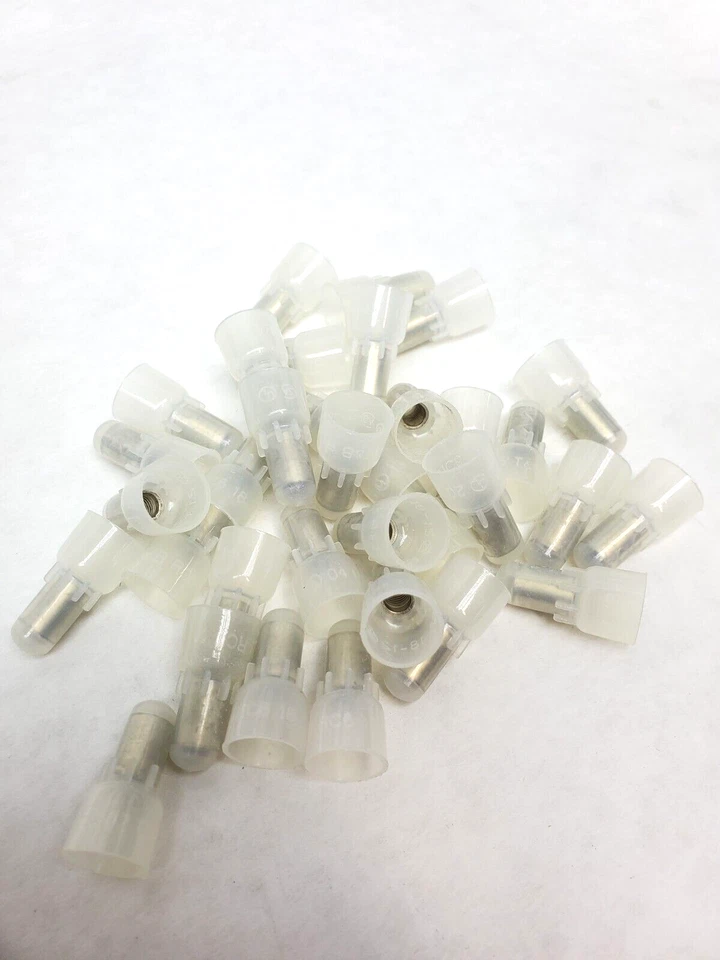 180 pcs T&B RC6 WIRE CONNECTOR CLEAR CRIMP NYLON INSULATED (4) 18 to (2) 12 AWG - Image 2 of 4