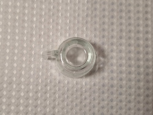 Vintage Klarglas Fass Miniatur Becher Schnapsglas - Bild 6 von 6