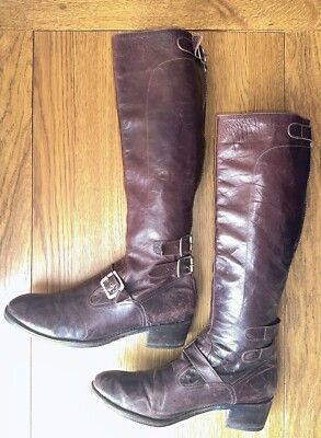 【新品未使用】ITALY punching leather zip riders Paul Smith “Men Only” Bikers Boots Back Zip Made In Italy